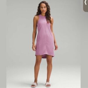NWT Lululemon Back Vent Tank Dress in Velvet Dust | Size‎ 6